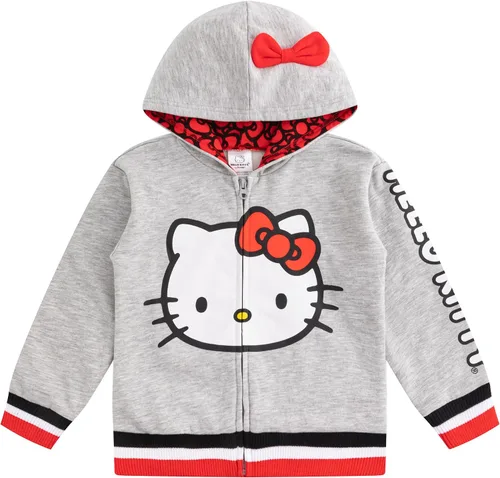 Vista 7 de Hello Kitty - Sudadera con capucha y cremallera para bebés, niños pequeños y niñas rosado (Blush Pink)