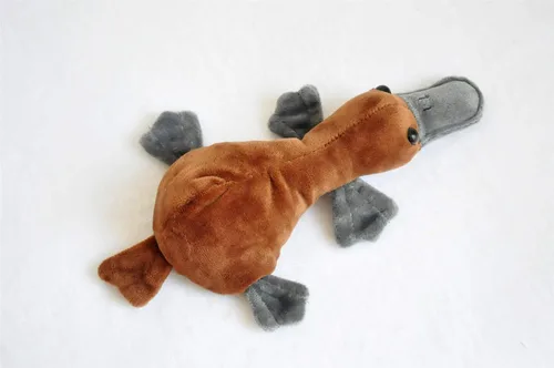 Vista 6 de TAMMYFLYFLY Almohada de felpa suave de ornitorrinco realista de 8.6 pulgadas, Kawaii para niñas y niños, juguetes de animales de peluche con pico