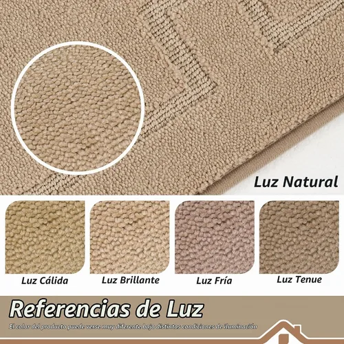 Vista 9 de BEQHAUSE - Tapete para puerta de 20 x 32 pulgadas, antideslizante, lavable para interiores, color beige