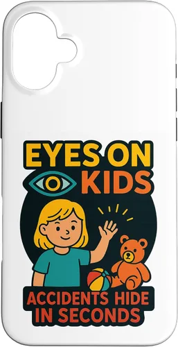 Vista 23 de Eyes on Kids Child Safety Gift for Moms, Granny, Grandad Case for iPhone XR