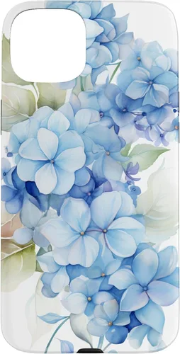 Vista 8 de Funda para iPhone 11 con patrón de acuarela de hortensias