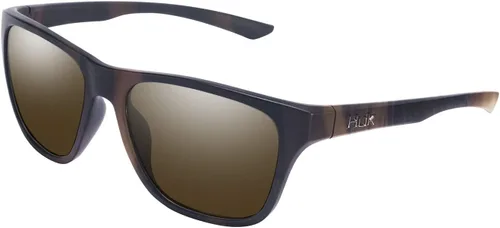 Vista 15 de HUK Gafas de sol, lentes polarizadas con marcos de rendimiento, gafas de sol para pesca, deportes y exteriores (Challenge) Espejo azul/negro mate