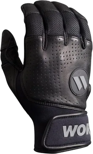 Vista 2 de Worth LEGIT PRO Guantes de bateo de sóftbol de lanzamiento lento Tallas para adultos