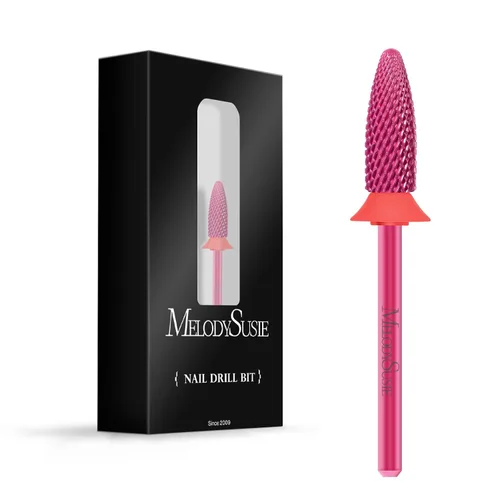 Vista 8 de MelodySusie Brocas largas para uñas con llama, brocas de tungsteno de carburo de 3/32 pulgadas, adecuadas para manicura, pedicura, cutícula, esmalte