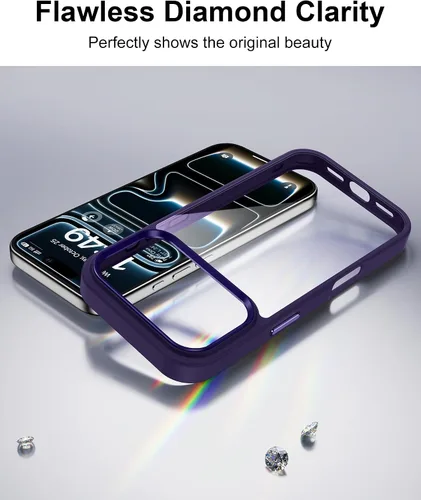 Vista 100 de HOOMIL Funda para iPhone 7 Plus/iPhone 8 Plus de 5.5 Pulgadas, sin amarillamiento, protección contra caídas, cubierta trasera dura transparente