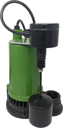 Vista 6 de PumpSpy Bomba de sumidero de 1/2 HP - Bomba sumergible, eliminación de agua para sótano, kit de bomba de sumidero de espacio de arrastre, hierro