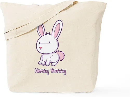 Vista 19 de CafePress Lop Eared Bunny - Bolsa de lona reutilizable beige, Caqui, S
