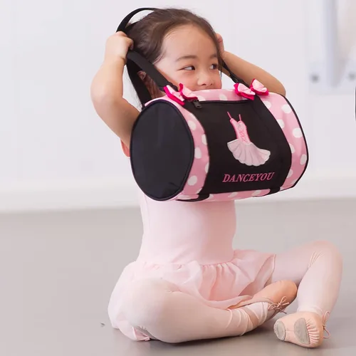 Vista 6 de DANCEYOU - Bolsa de danza ajustable con cremallera para ballet