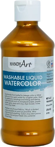 Vista 19 de Handy Art Acuarela líquida lavable de 8 onzas, azul