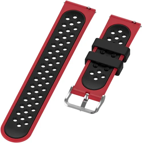 Vista 2 de E ECSEM Compatible con correas Mindrose H80 de silicona de dos tonos, transpirable, correa deportiva de repuesto para reloj inteligente Mindrose H80