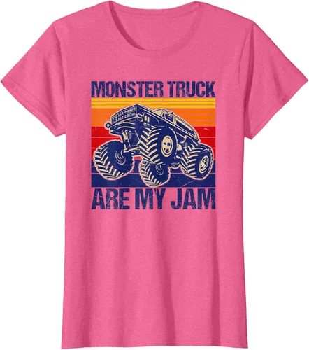Vista 21 de Monster Truck Are My Jam For Monster Truck Lovers - Camiseta para hombres y niños, Blanco