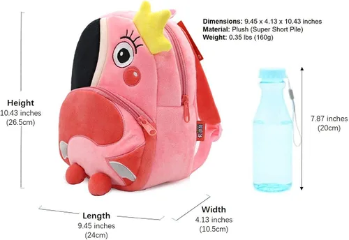 Vista 7 de Zoo - Mochilas de peluche para niños y niñas