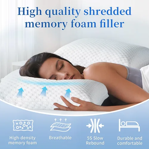 Vista 3 de Relleno de puf, relleno de espuma viscoelástica triturada de 5 libras, relleno de almohada suave para sofá, cojín, animales de peluche, cama