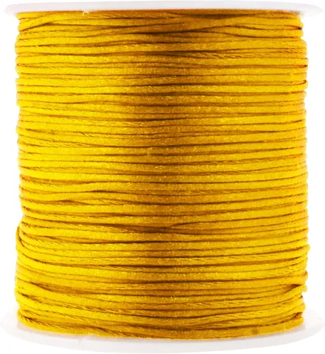 Vista 34 de Mandala Crafts Cordón de satén de cola de rattail de 0.02 in para nudos chinos de macramé
