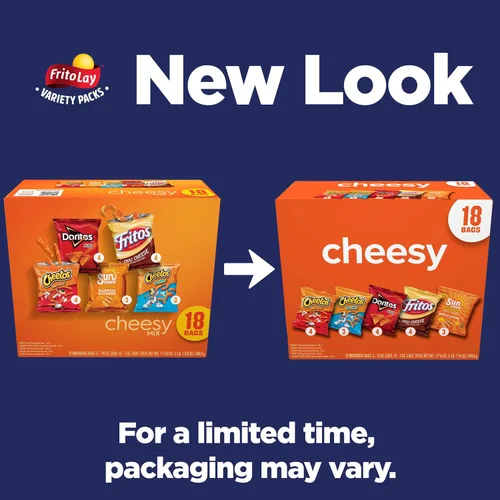 Vista 4 de Frito-Lay Cheesy Mix - Paquete variado (18 unidades)