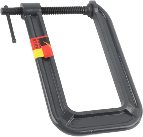 Vista 2 de Abrazadera C resistente tipo G para carpintería con abrazadera en C, dispositivo de sujeción de carpintería de acero fundido, abrazadera en G