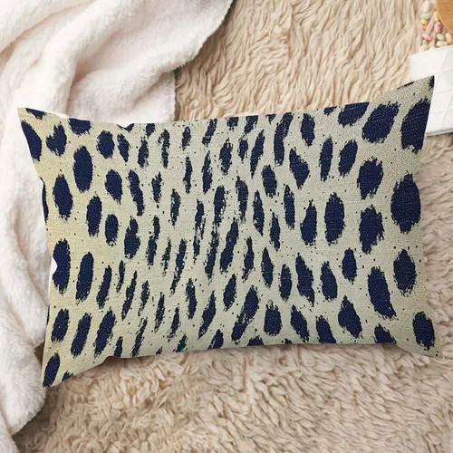 Vista 43 de ArogGeld Funda de cojín lumbar con estampado de guepardo rosa intenso, almohada con estampado de leopardo fucsia para decoración de granja, funda