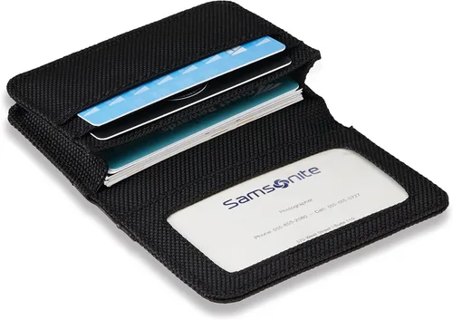 Vista 2 de Samsonite Cartera para tarjetas de visita de xenón Negro
