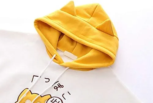 Vista 2 de Sudadera con capucha para mujeres y adolescentes, diseño animé de animales estilo cosplay