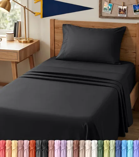 Vista 99 de Utopia Bedding - Juego de sábanas de microfibra cepillada, resistente al encogimiento y a la decoloración, de fácil cuidado, 3 piezas, tamaño Beige