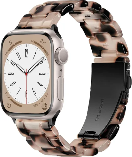 Vista 8 de Compatible con Apple Watch Band de 1.614 in, 1.575 in, 1.496 in o 1.929 in, 1.772 in, 1.732 in, 1.654 in, correa de repuesto de resina ligera