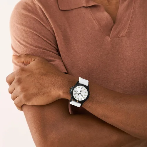 Vista 5 de Fossil Reloj casual de acero inoxidable de cuarzo azul para hombre