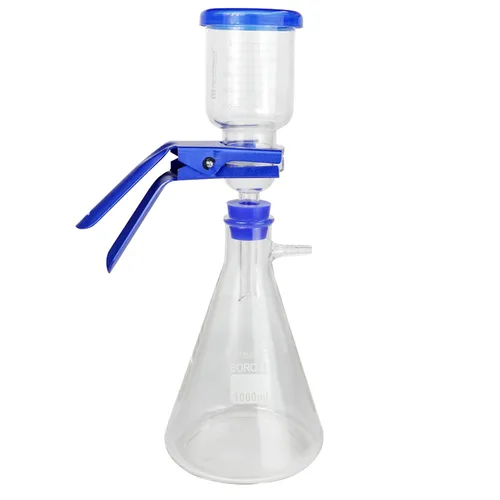 Vista 10 de Mecanismo de Laboratorio para Filtración al Vacío y Destilación, Kit de Filtro de Ensamblaje de Filtración al Vacío de Vidrio Borosilicato con Termo