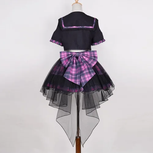 Vista 2 de ZZEQYG Sweet Cool - Falda de dos piezas con diseño de rock punk