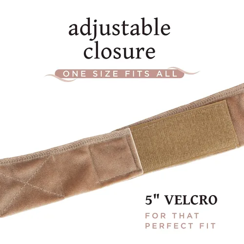 Vista 3 de MainBasics Banda de agarre para peluca para mantener las pelucas en su lugar Diadema ajustable de terciopelo para peluca (beige)