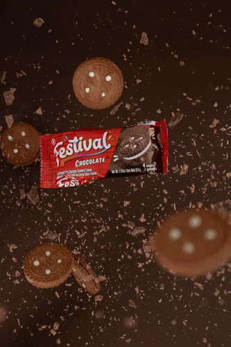 Vista 7 de Festival Galletas sándwich de crema de chocolate, 14.22 oz (paquete de 3)