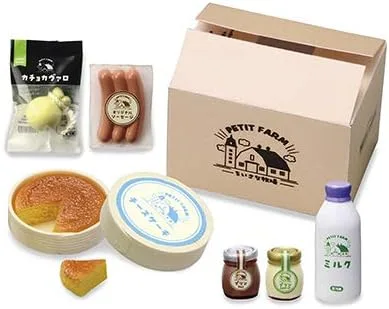 Vista 9 de Re-Ment Regalos de declaración de impuestos de la ciudad natal en miniatura Japan Foods Juego completo de 8 paquetes de Rement