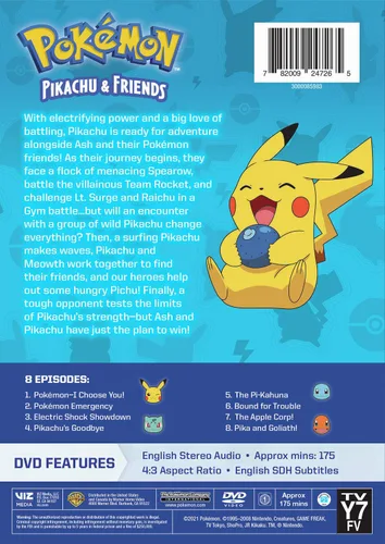 Vista 2 de Pokemon Pikachu & Friends (DVD)