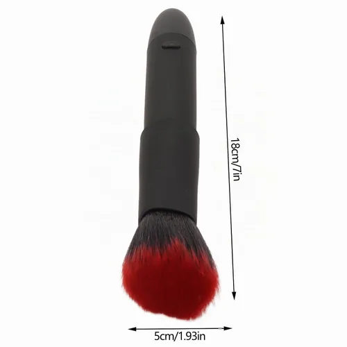 Vista 7 de 10 brochas de maquillaje motorizadas recargables por USB – Multifuncional cepillo de polvo suelto para corrector o rubor