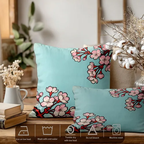Vista 326 de Batmerry Autumn Pumpkin Templeton Throw Pillow Covers, Green Leaves Paths Forests Decorative Pillow Covers Digital Printing Blended for Couch Sofa