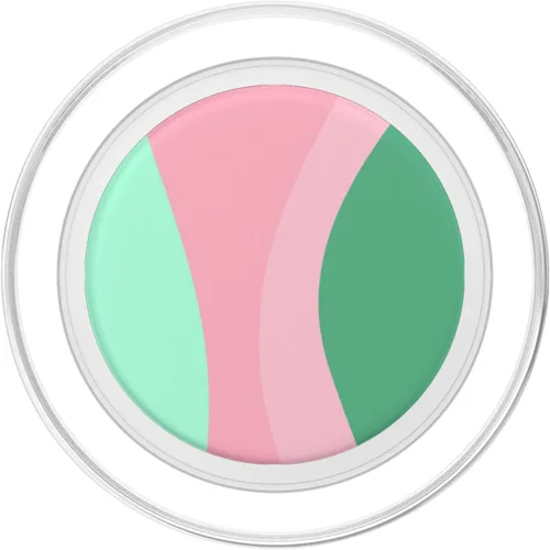 Vista 2 de Retro Waves Swirls Stripes 70s Aesthetic Wavy Rainbow PopSockets MagSafe PopGrip for iPhone