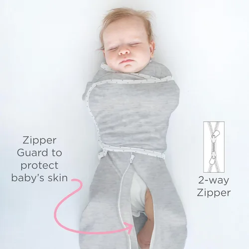 Vista 7 de SwaddleDesigns Saco Envolvente Omni de 6 Vías con Brazos Arriba para Recién Nacido, Más Opciones para Calmar el Reflejo de Sobresalto, Mejora