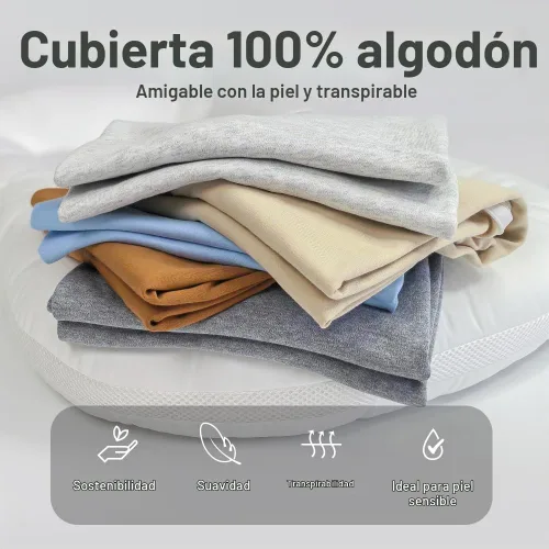 Vista 5 de Tumbona infantil, funda para nido de bebé, algodón suave e interior impermeable, asiento de piso para bebé para el tiempo boca abajo, tumbona
