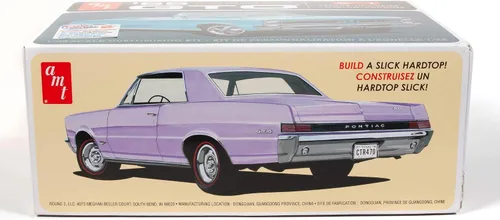 Vista 6 de AMT 1965 Pontiac GTO 2T 1/25ª Escala Kit de Modelo, Blanco (AMT1191M)