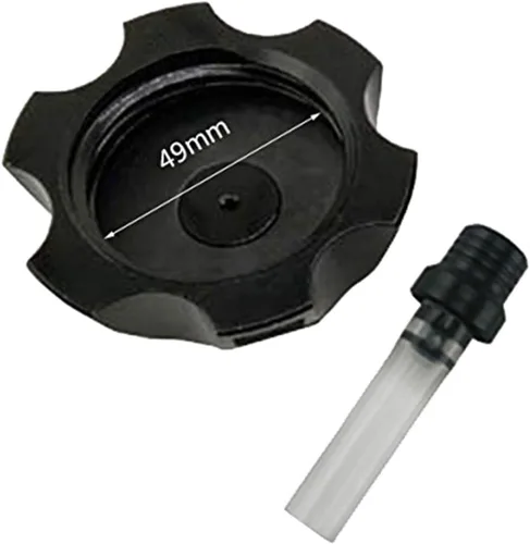 Vista 2 de Tapa de tanque de combustible de aluminio CNC con válvula de ventilación para bicicleta motorizada Pit Dirt Bike de 50 cc, 70 cc, 90 cc, 110 cc, 125