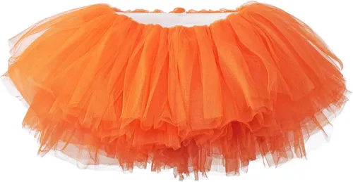 Vista 8 de Falda de ballet, tutu de tul corto en 10 capas para niñas (talla 4 -10 años), por My Lello Agua