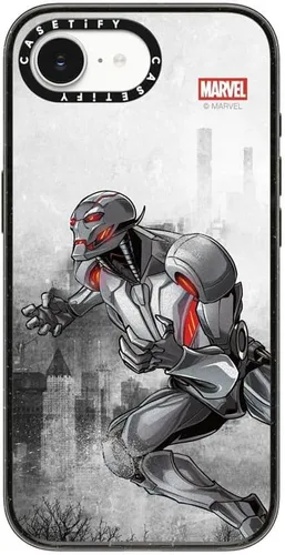 Vista 42 de CASETiFY Funda para iPhone Air, compatible con MagSafe Marvel VS CoLab Protección contra caídas de grado militar 4x de 8.2 pies Funda Capitán