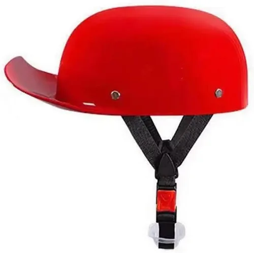 Vista 8 de Medio casco de motocicleta de perfil bajo, aprobado por DOT de calle, casco de motocicleta retro ligero de cara abierta, casco de motocicleta ATV