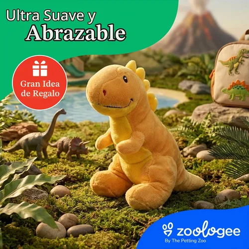 Vista 9 de The Petting Zoo Baby T-Rex - Peluche de peluche, regalos para niños, 11