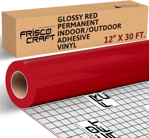 Vista 7 de Frisco Craft s Vinilo permanente azul brillante - 12" x 6 pies