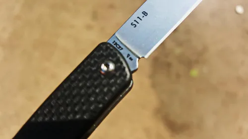 Vista 7 de RUIKE RKES11B S11 - Cuchillo compacto para carpeta, color negro