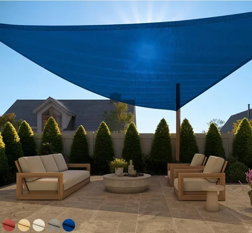 Vista 34 de GORILLA GRIP - Toldo parasol resistente, protección UV, resistente a la decoloración, desgarros y óxido, rectangular, con bordes curvos que bloquean