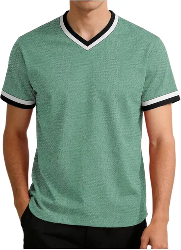 Vista 14 de Lightweight Workout Shirts for Men Summer Mesh V Neck Running Athletic T-Shirts Short Sleeve Breathable Gym Tops