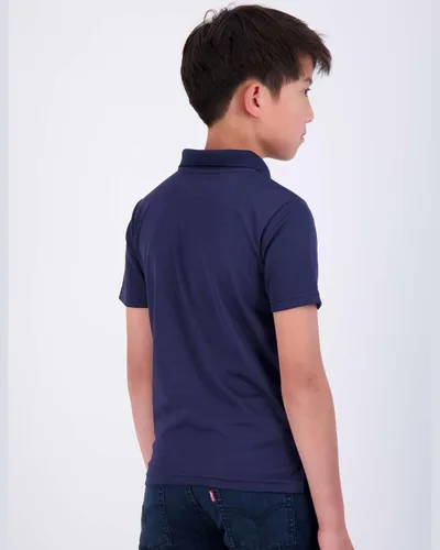 Vista 4 de Real Essentials Paquete de 3: Polo de manga corta para niño, uniforme escolar, rendimiento activo, golf (de 4 a 16 años)