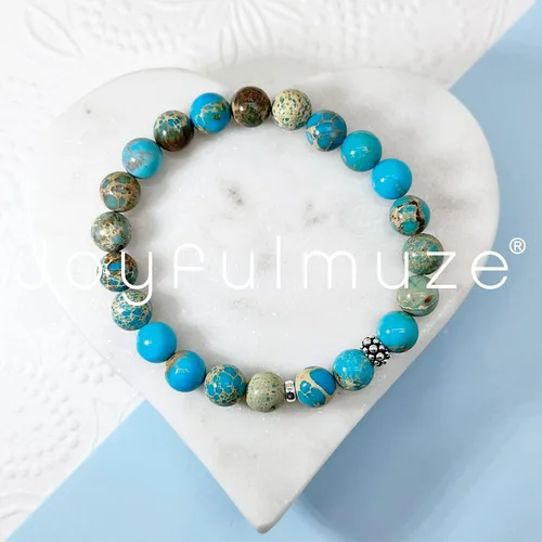 Vista 2 de Premium Handmade Crystal Healing, Gemstone Beaded Gift For Men Women