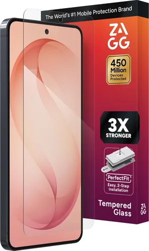 Vista 19 de ZAGG Glass+ - Protector de pantalla para Samsung Galaxy Z Flip7 (solo pantalla frontal), 3 veces más fuerte, resistente a los arañazos, resistente a